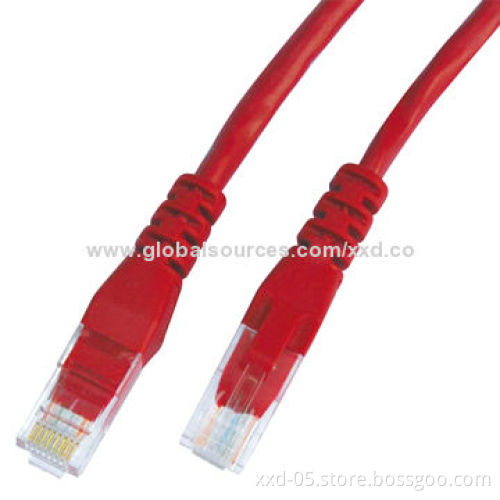 Patch Cord, 24AWG, Bare Copper Conductor, PVC Coat Pass Fluke Test